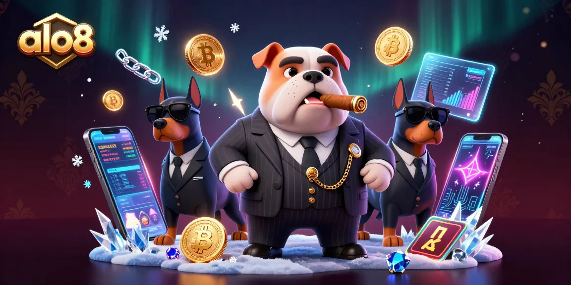 View Alo8's dynamic gaming world, showcasing vibrant cryptocurrency elements and a mafia theme.