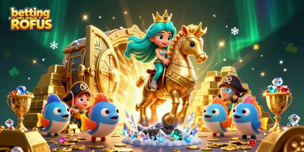 Experience thrilling betting sider uden ROFUS with vibrant mermaid scene and treasures!