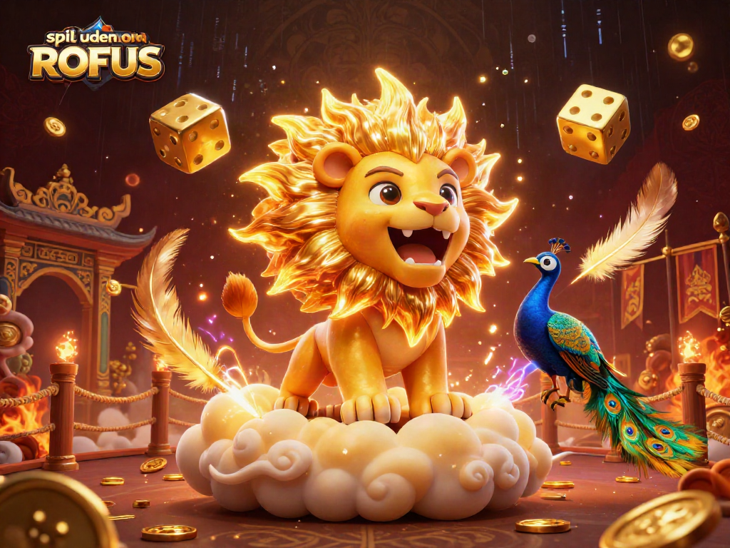 Play and win with spil uden om ROFUS at casino showcasing vibrant characters and dynamic game elements.