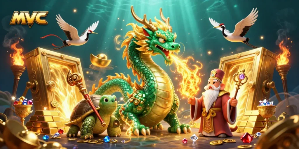 Experience thrilling victories with mvc in a vibrant casino world filled with golden treasures and magical creatures.