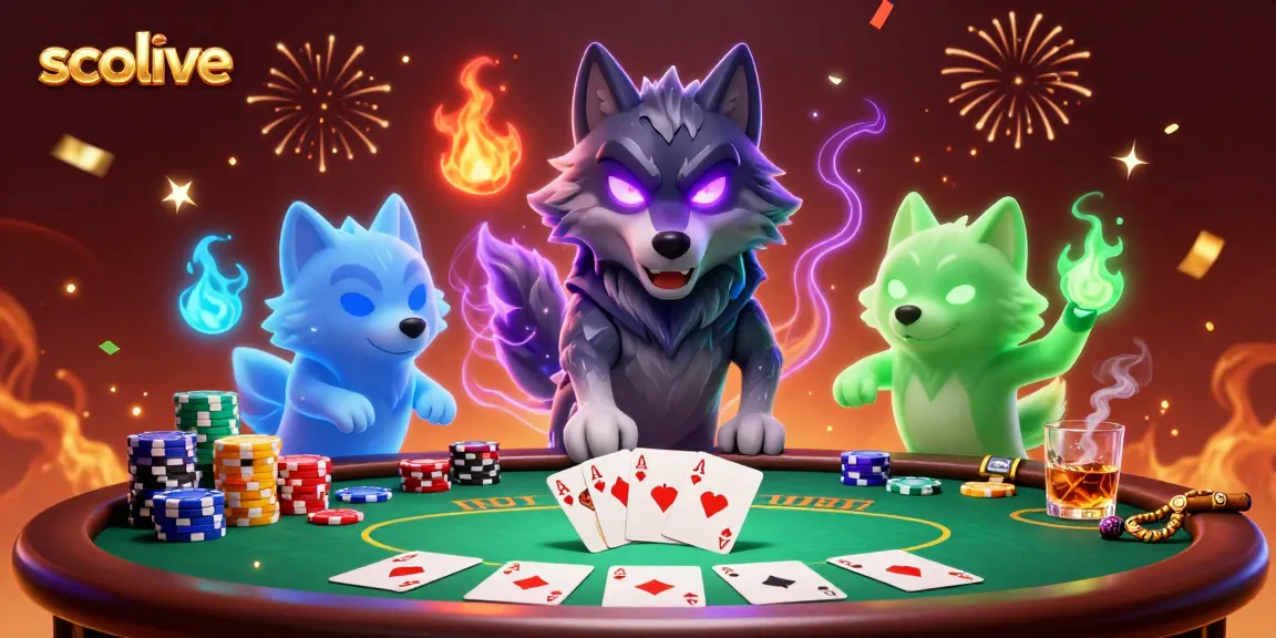 Experience socolive with exhilarating poker action, where spectral wolves lead the game with vibrant energy.